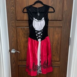 Leg Avenue Black Dress with Lace Accents.
Halloween costume!